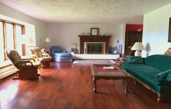Living and dining room